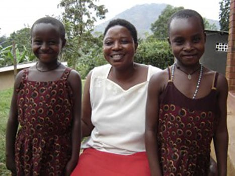 teacher with daughters