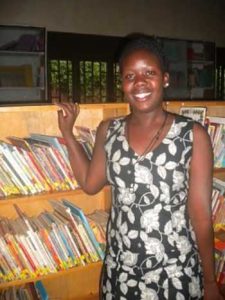 librarian with books