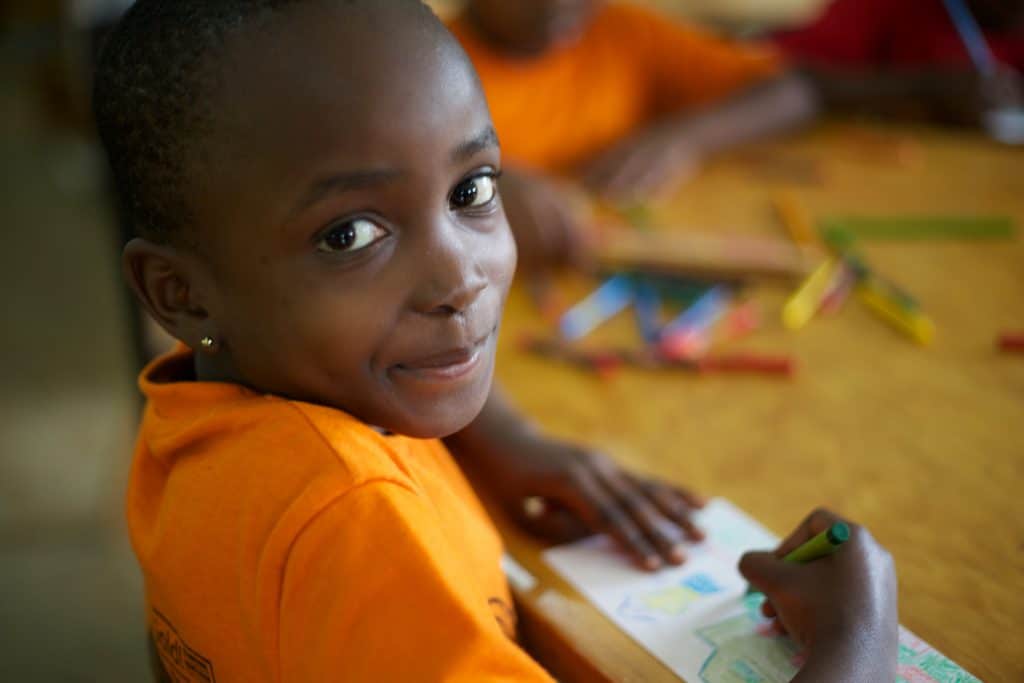 child at REACH UGanda