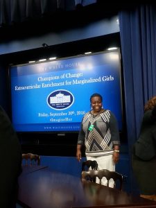 Joyce at the White House 