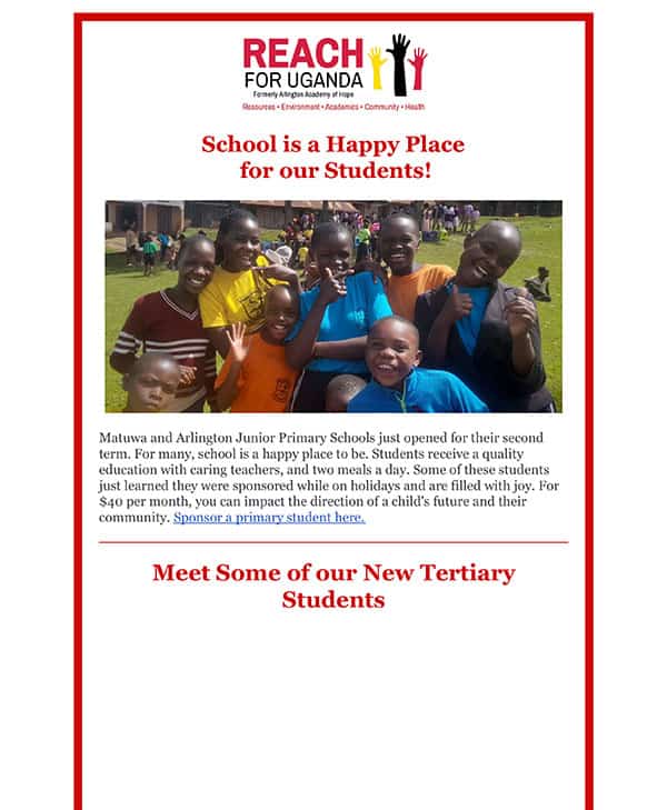 REACH for Uganda | Helping Children in Eastern Uganda